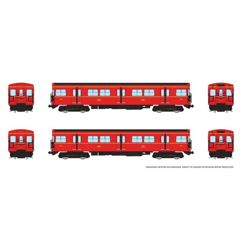 PREORDER Rapido HO 206503 Toronto G-Class Subway A-B Set, Toronto Transit Commission #5098, 5099 (DCC and Sound)