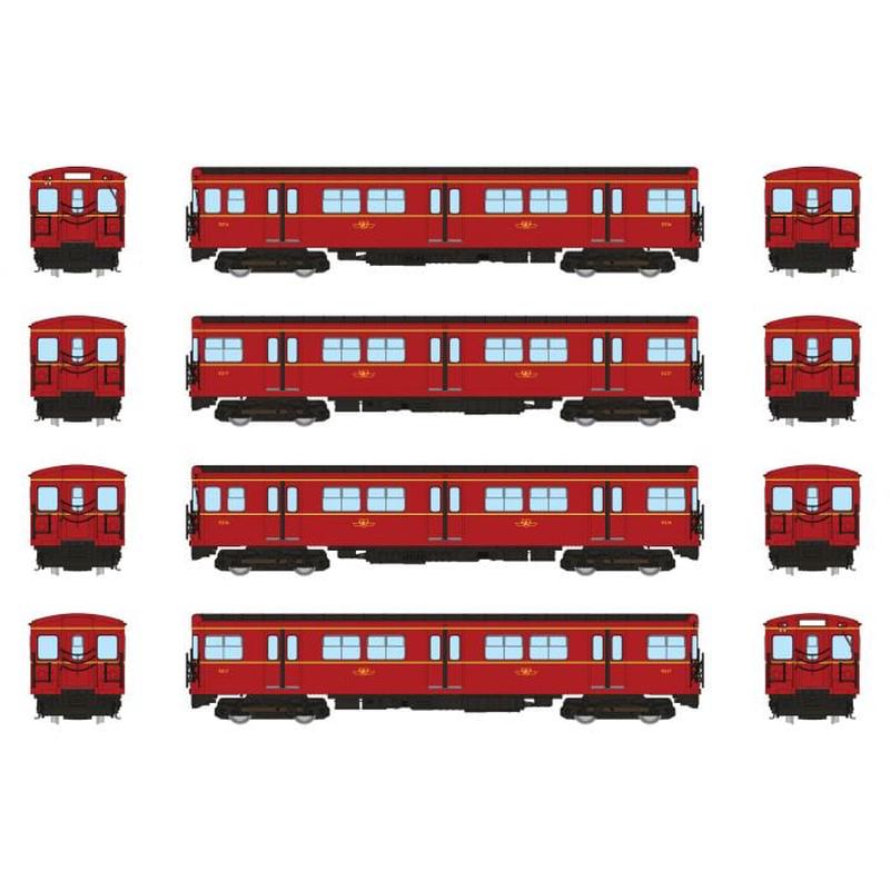 PREORDER Rapido HO 206001 Toronto G-Class Subway A-B-B-A Set, Toronto Transit Commission #5016, 5217, 5216, 5017 (Standard DC)