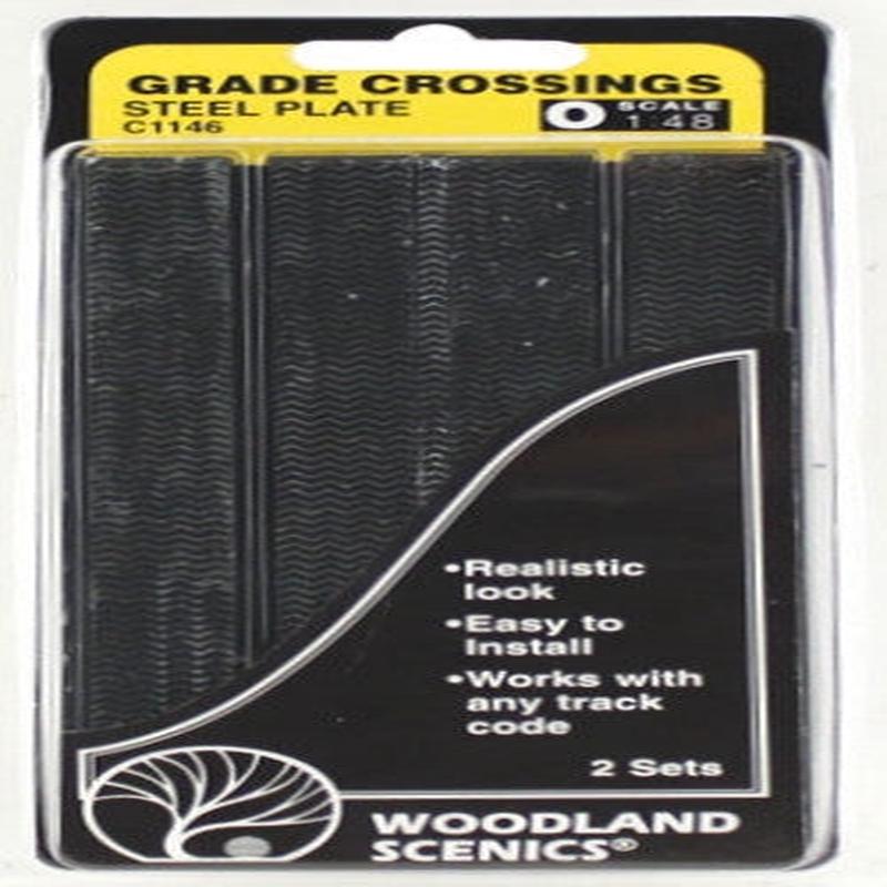 Woodland Scenics O C1146 Steel Grade Crossing (2)