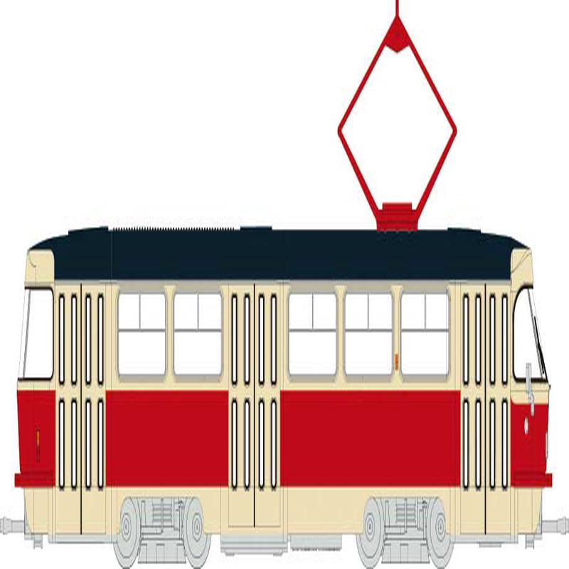 PREORDER Brekina HO 64501 Tatra Streetcar, Unpowered Locomotive Chemnitz, Germany