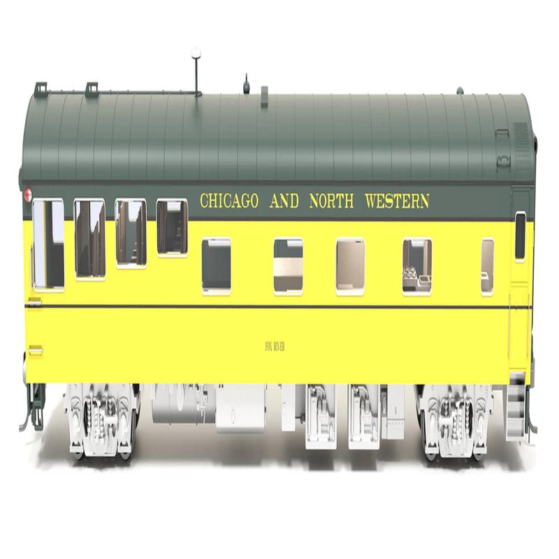 Broadway Limited Imports HO 9107 Track Inspection Car, Chicago & North Western (Fox River)