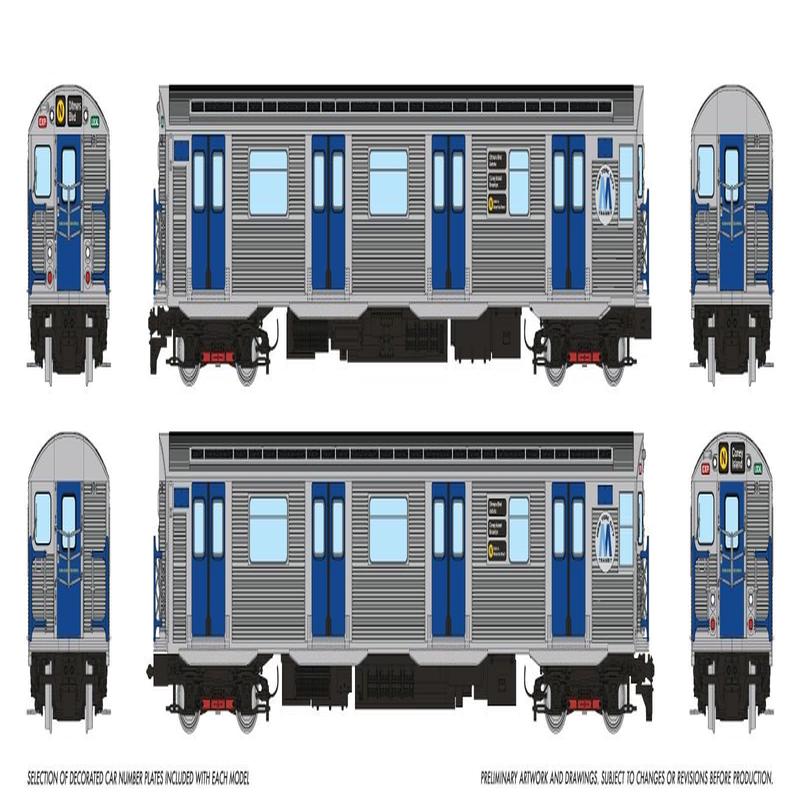 PREORDER Rapido HO 209512 R32 Subway NYCTA 2/