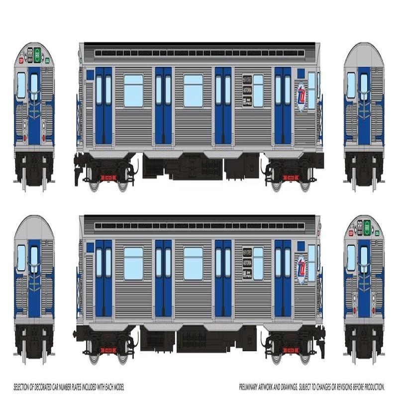 PREORDER Rapido HO 209507 R32 Subway NYCTA 2/