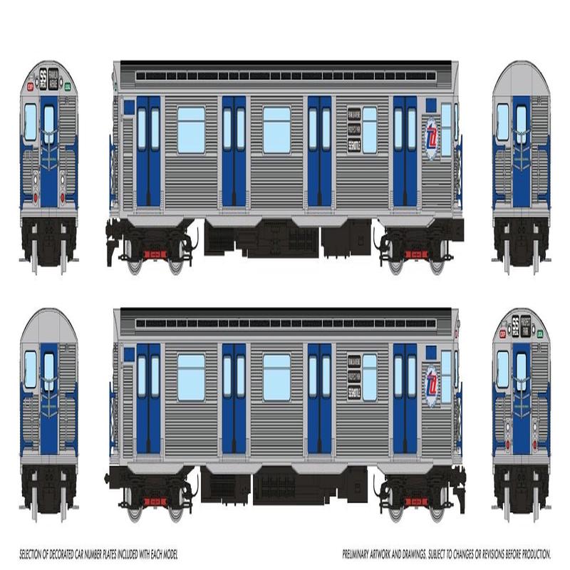 PREORDER Rapido HO 209308 R32 Subway Unpower NYCTA