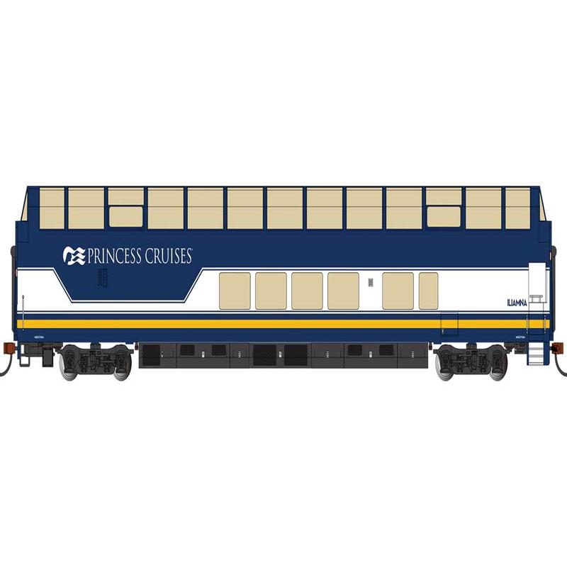 Bachmann Trains HO 13351 Colorado Railcar 85\' Full-Length Dome Lighted, Silver Series(R, Denali Express #7084 Iliamna
