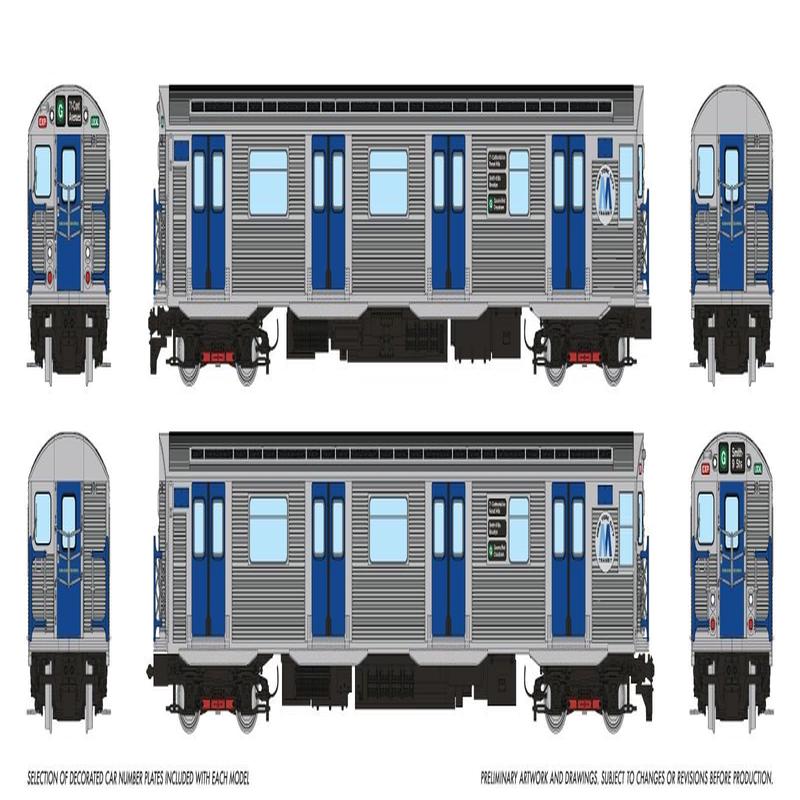 PREORDER Rapido HO 209010 R32 Subway DC NYCTA 2/
