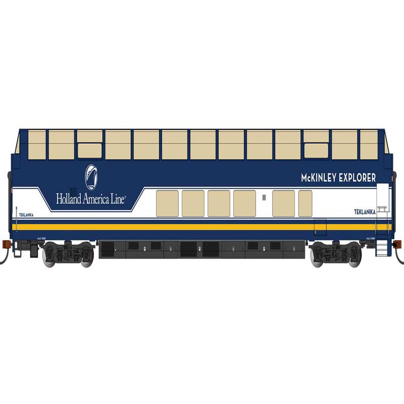 Bachmann Trains HO 13350 Colorado Railcar 85\' Full-Length Dome Lighted, Silver Series(R, McKinley Explorer #1059 Teklanika