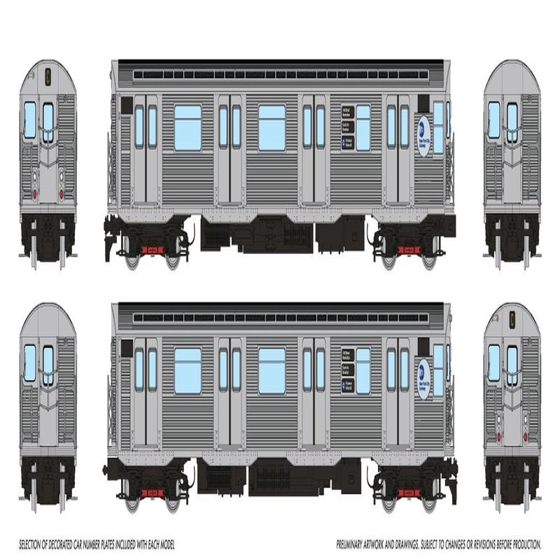 PREORDER Rapido HO 209514 R32 Subway MTA 2/