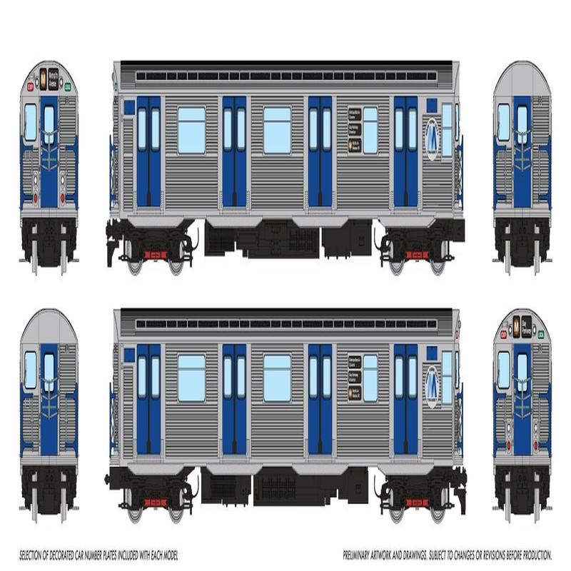 PREORDER Rapido HO 209011 R32 Subway DC NYCTA 2/