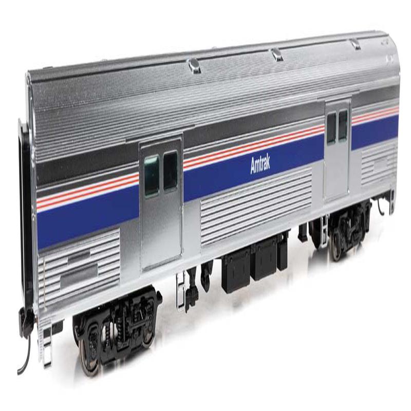 Walthers Proto HO 920-13084 73\' Budd Baggage Car, Amtrak Phase IV (white lettering) Decal