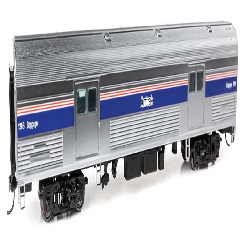 Walthers Proto HO 920-13079 73\' Budd Baggage Car, Amtrak Phase IV (black lettering) #1208