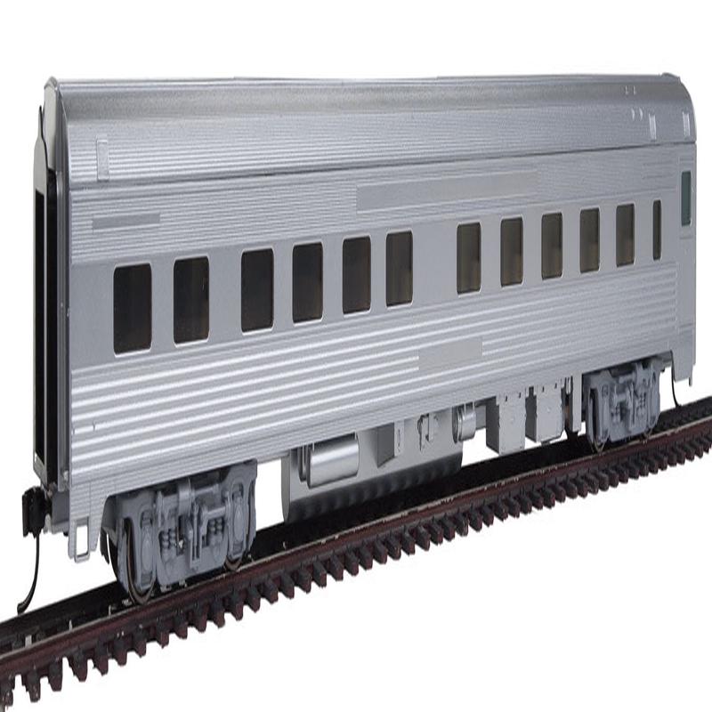Walthers Mainline HO 910-30100 85\' Budd 10-6 Sleeper, Painted, Unlettered (silver)