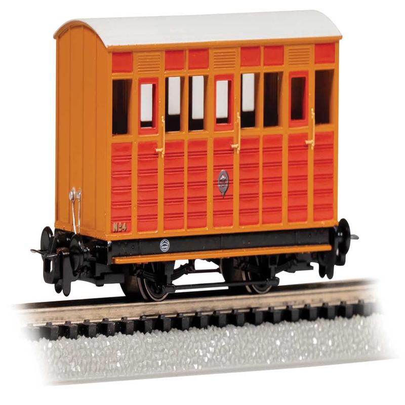 Bachmann Trains HOn30 77504 Talyllyn Carriage Passenger Car, Car #4 (wood)