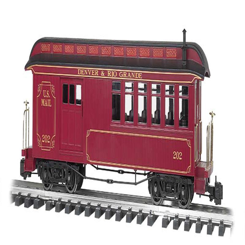 Bachmann Trains G 97106 Wood Combine, Denver & Rio Grande Western 202 (red)