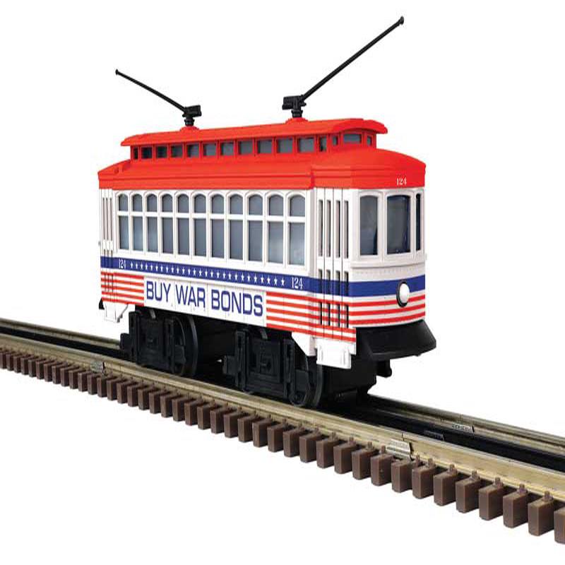 PREORDER Atlas O 1001200 Trolley 3-Rail, Conventional AC, Industrial Rail Locomotive Buy War Bonds #124