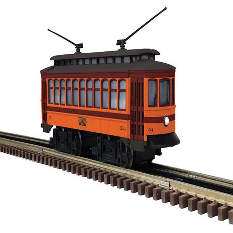 PREORDER Atlas O 1001201 Trolley 3-Rail, Conventional AC, Industrial Rail Locomotive Chicago & Milwaukee Electric Railway Company #354