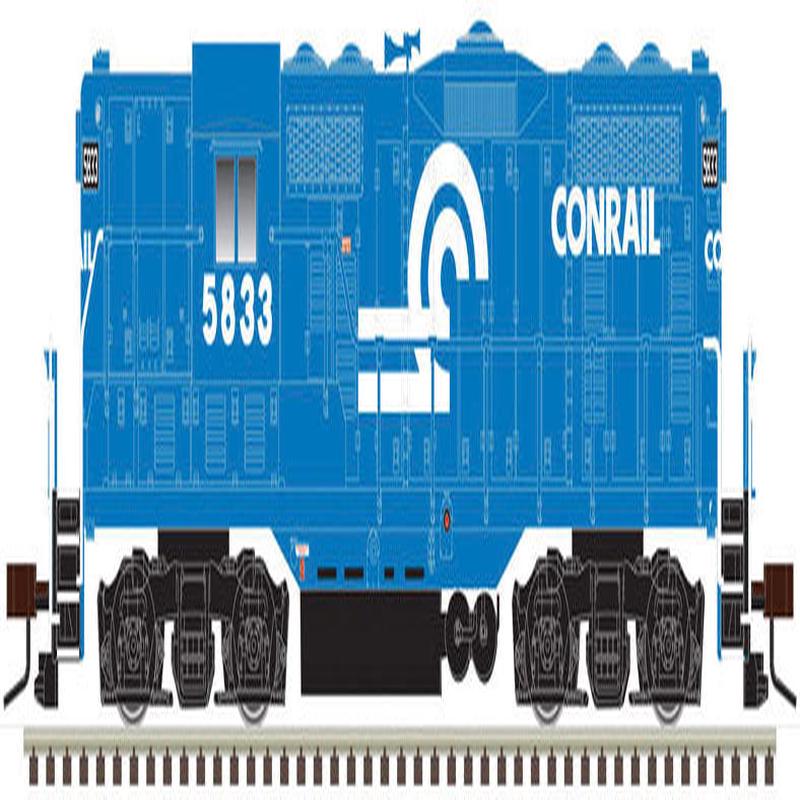 Atlas HO 10003968 EMD GP7, ESU, Classic Gold Locomotive Conrail 5833 (DCC & Sound-Equipped)