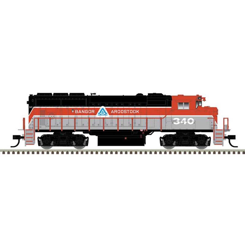 Atlas HO 10004410 GMD GP40-2W CN Version, ESU, Master Locomotive Bangor & Aroostook #347 (DCC & Sound-Equipped)