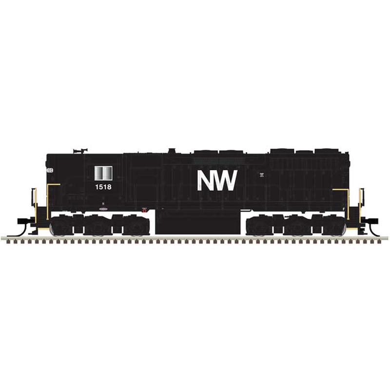 Atlas HO 10004480 EMD SD35 High Nose, Master Gold Locomotive Norfolk & Western #1518 (DCC & Sound-Equipped)