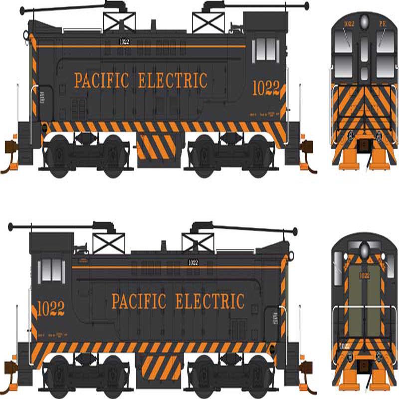 PREORDER Bowser HO 25505 Baldwin VO660, Locomotive Pacific Electric #1021 (DCC & Sound-Equipped)