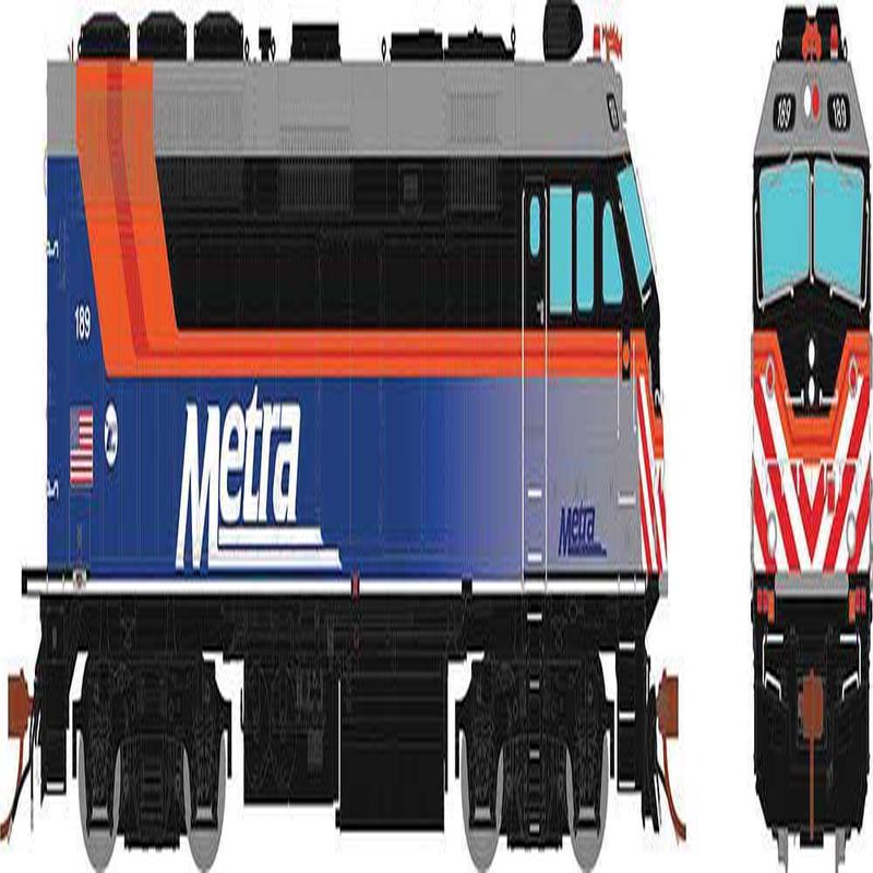 PREORDER Rapido HO 83208 EMD F40PHM-2, Metra #206 \