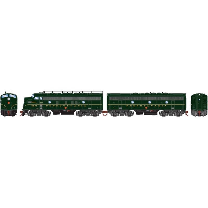 Athearn Genesis HO G19584 F5A/F5B Set, Pennsylvania Railroad #9551A/9551B