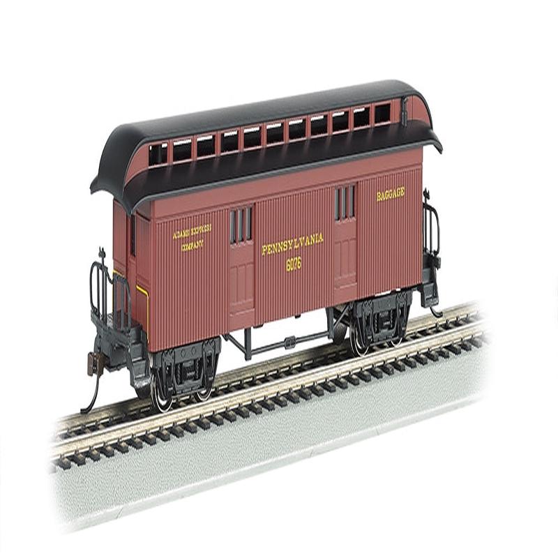 Bachmann HO 15302 1860 Baggage Car, Pennsylvania Railroad #6076