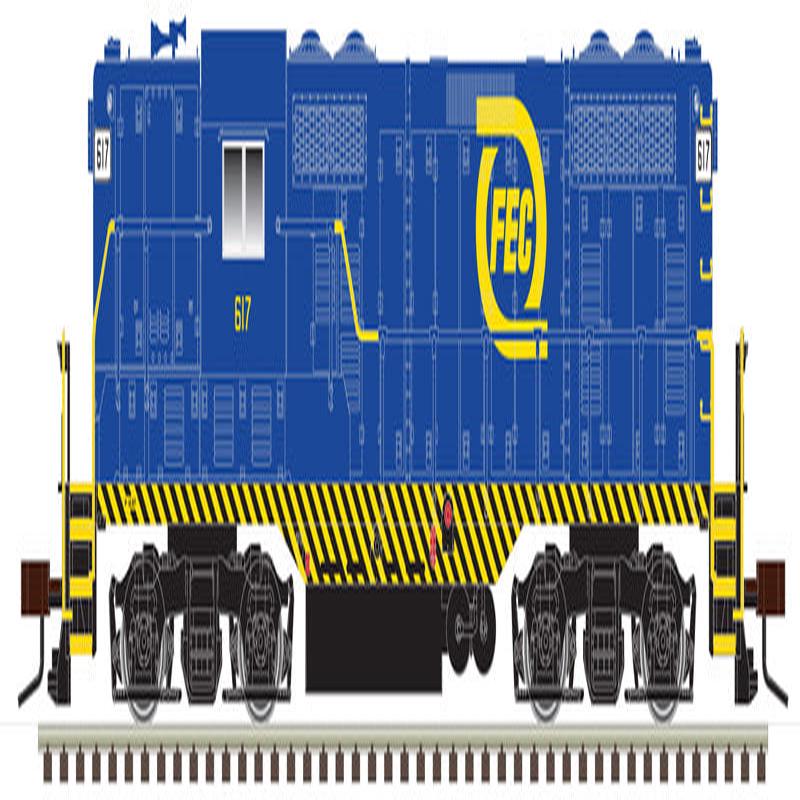 Atlas HO 10003951 Gold Series GP-7 Locomotive, Florida East Coast #620