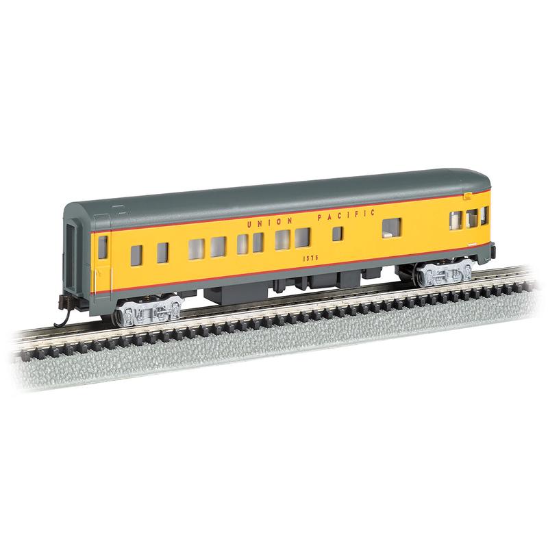 Bachmann N 14357 85\' Smooth-Side Observation Car, Union Pacific #1576