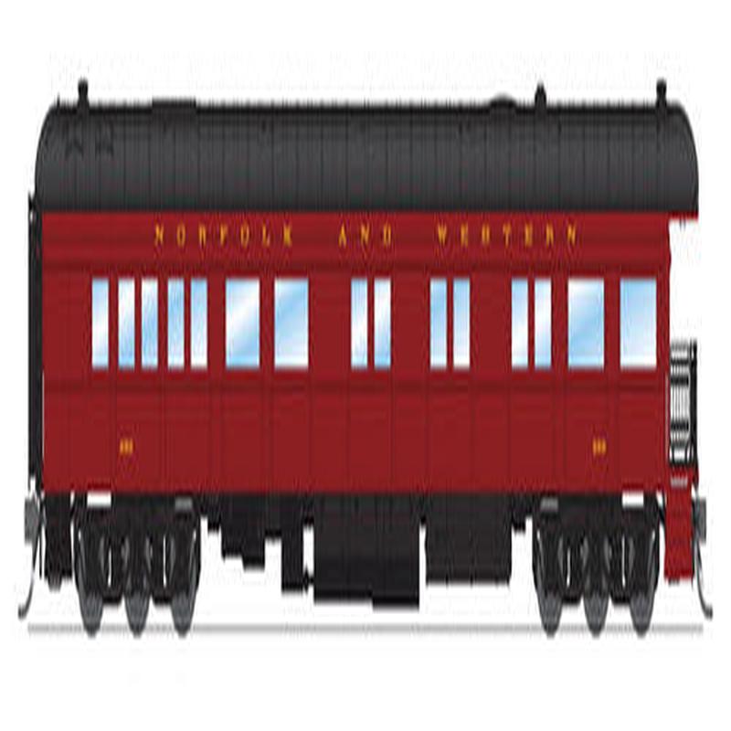 Broadway Limited Imports HO 8954 Heavyweight Business Car Observation, Norfolk & Western #200