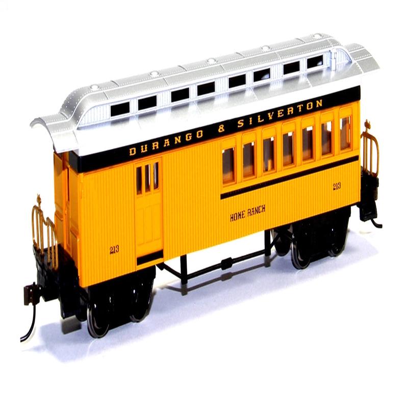 Bachmann Silver Series HO 13504 1860-1880 Combine Car, Durango and Silverton \