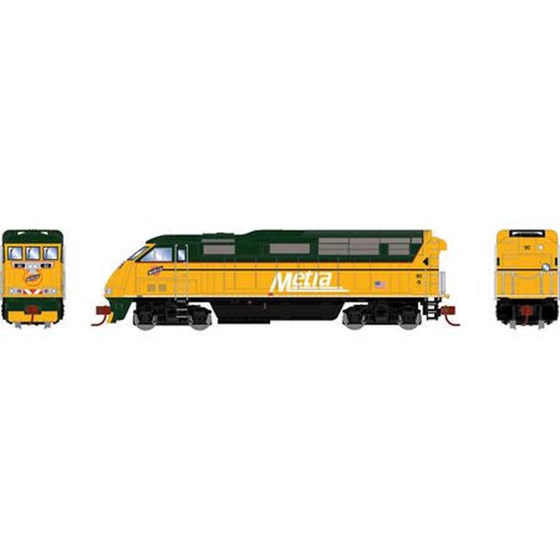 Athearn N 15400 F59PHI, Chicago Metra #90