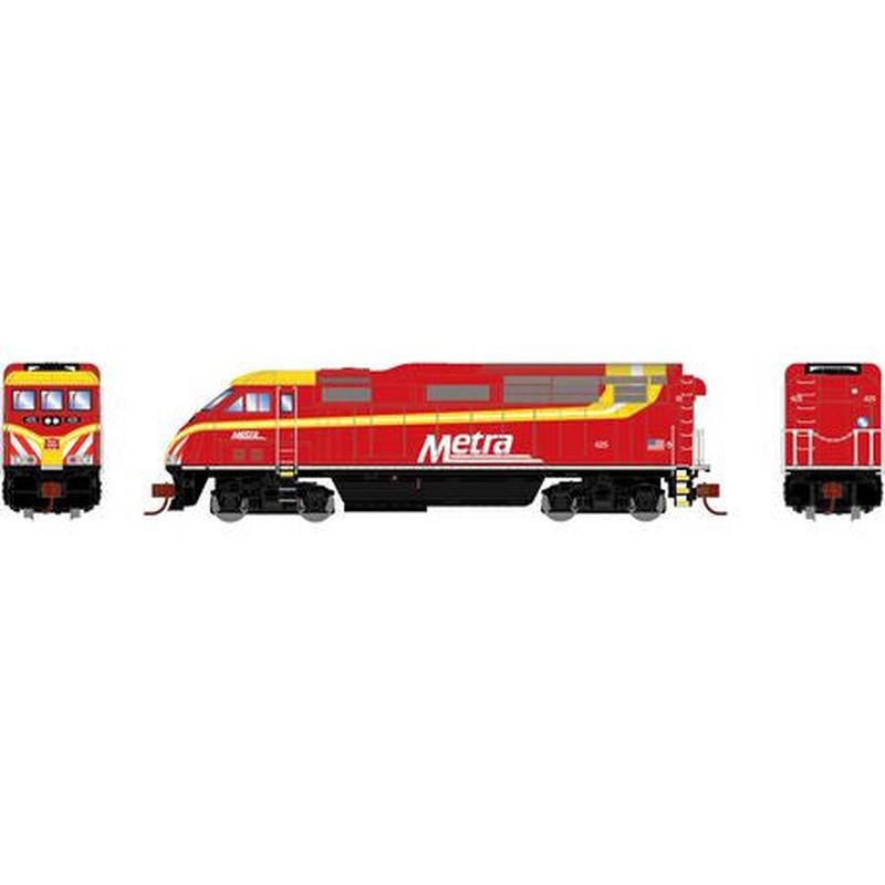 Athearn N 15402 F59PHI, Chicago Metra #425