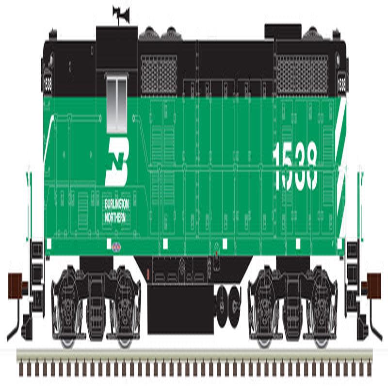 Atlas HO 10003943 Silver Series GP-7 Locomotive, Burlington Northern #1554