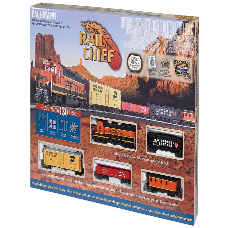 Bachmann HO 00706 Rail Chief Set with E-Z Track