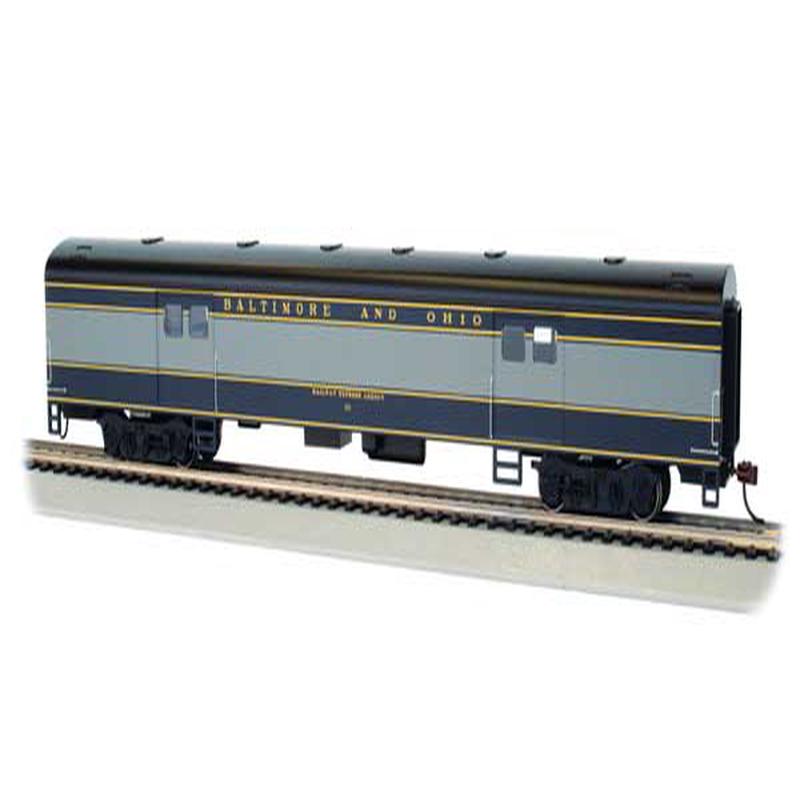 Bachmann Trains HO 14410 72\' Smooth-Side Baggage, Baltimore & Ohio #761