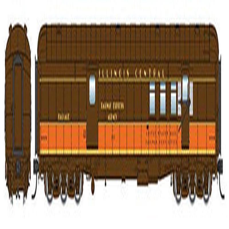 Walthers Proto HO 17418 70\' Heavyweight RPO-Baggage Car, Illinois Central #361
