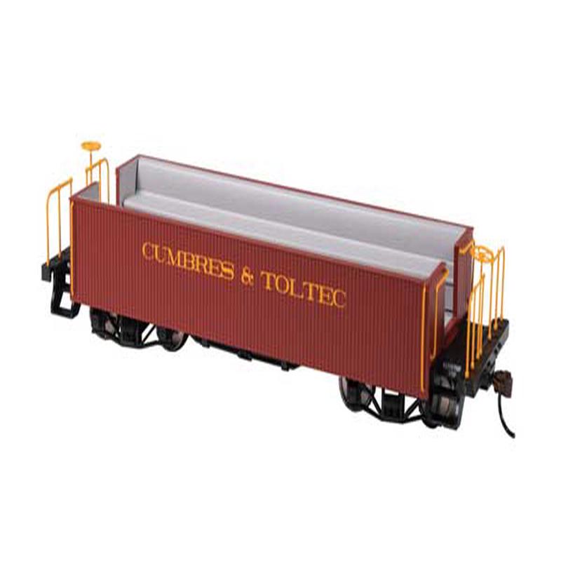 Bachmann Spectrum On30 26031 Wood Gondola-Style Excursion Car, Cumbres & Toltec
