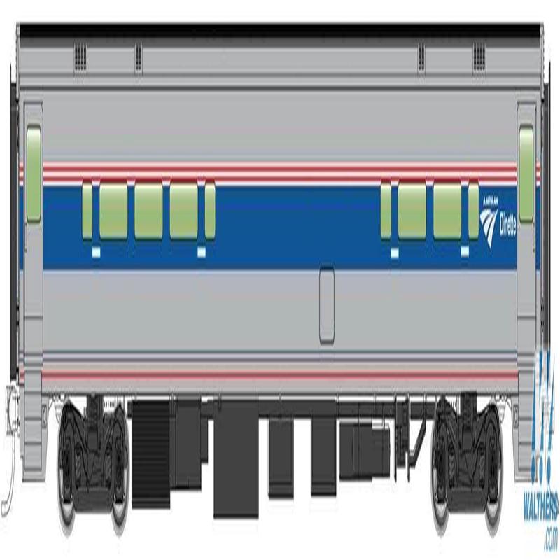 Walthers Mainline HO 910-31053 Horizon Fleet Food Service Car, Unlettered