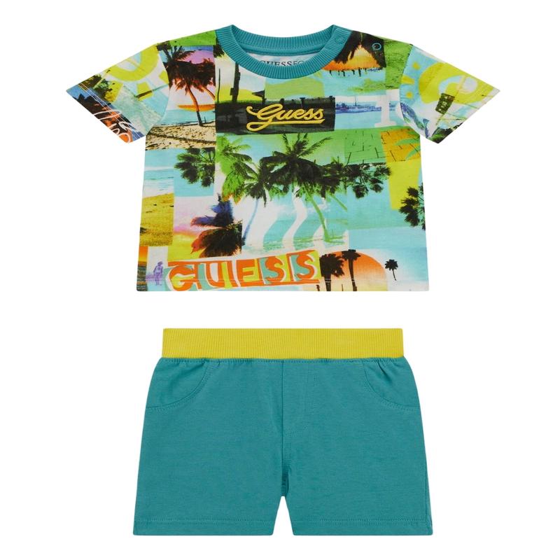 Eco Multi Set T-Shirt and Jersey Shorts (3-24m)