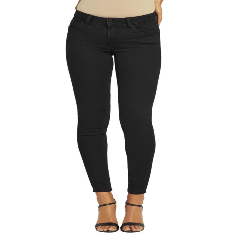 1981 High-Rise Skinny Fit Jeans - Carrie Black Wash