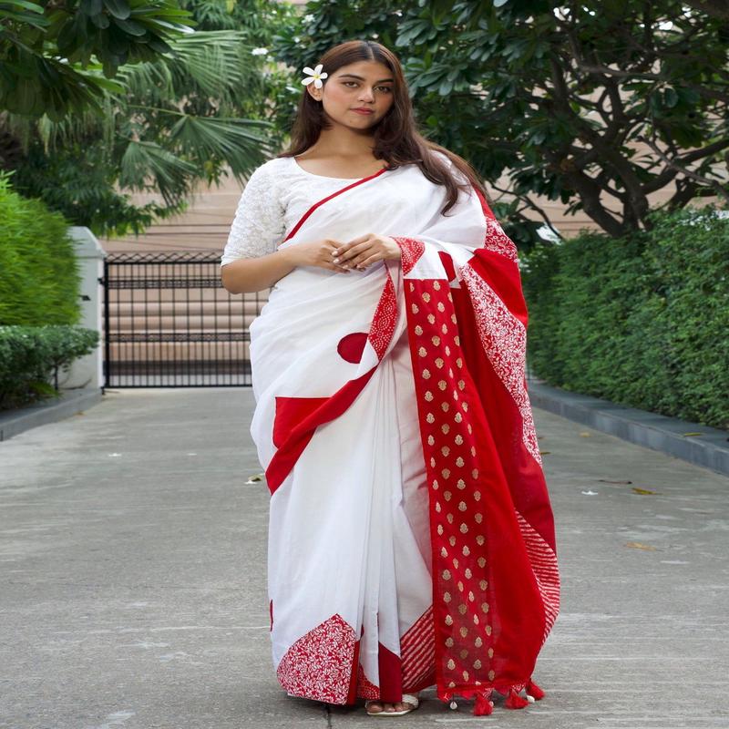  Red EleganceSaree